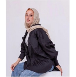 شيميز اوفر سايز كم منفوش1