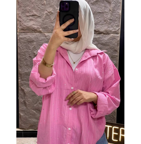 بلوزة ستراس هاند ميد 