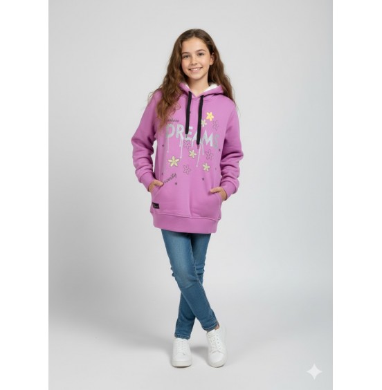 هودي بناتي بلون رائع